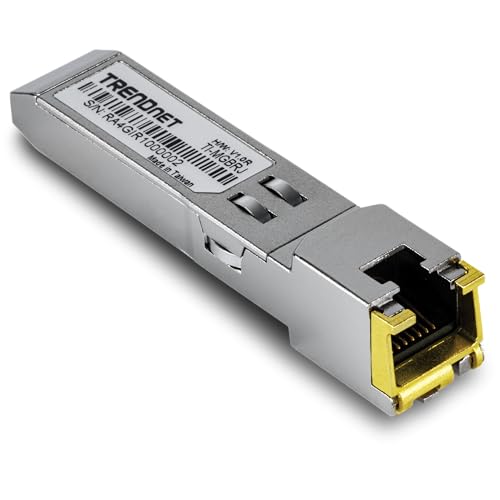 TRENDnet 1000BASE-T Industrial SFP RJ45 Copper Module, TI-MGBRJ