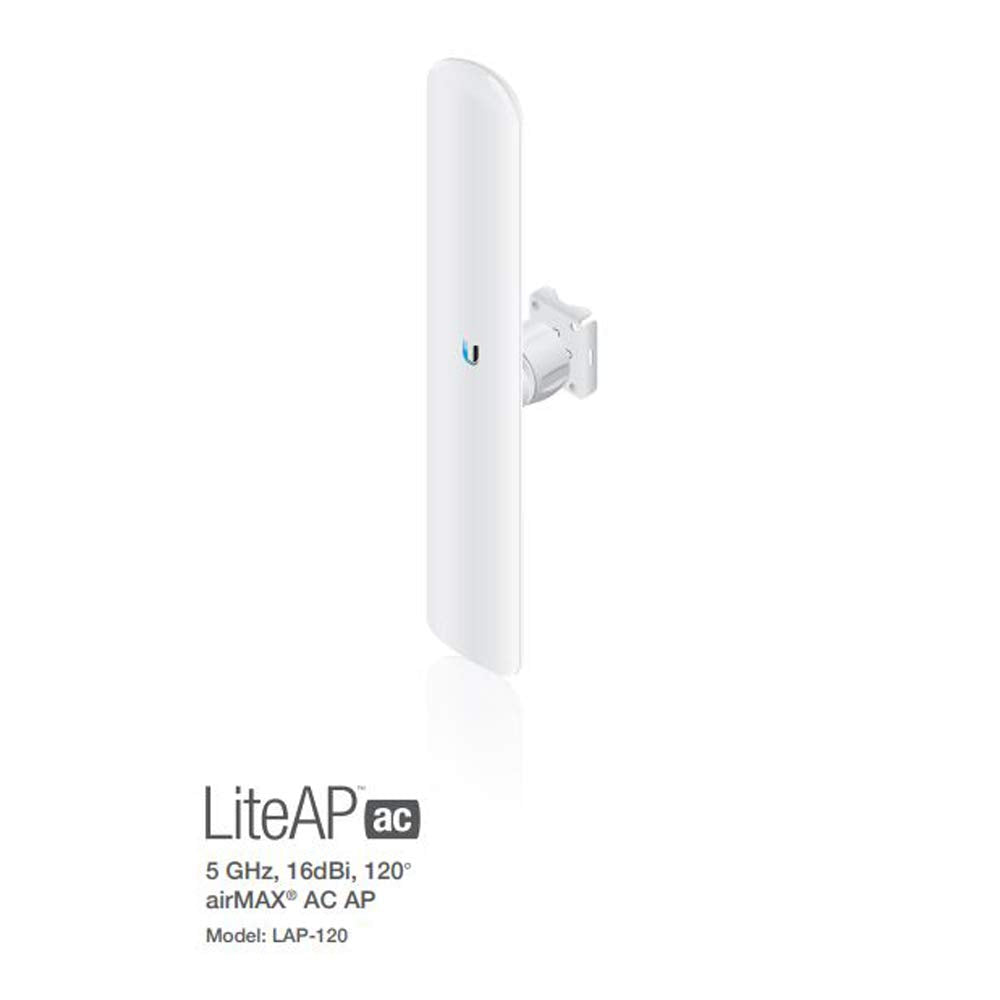 LiteAP AC LAP-120-US 2x2 MIMO Airmax ac Sector Access Point - Formerly LBE-5AC-16-120 -