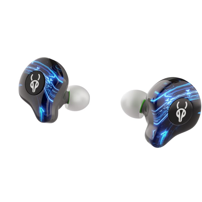 ICESOMNUS Sabbat G12 Elite TWS Wireless Bluetooth 5.4 Earbuds Gaming Music Noise Reduction in-Ear Headphones with Mic 6D Soundscape Charging Case…