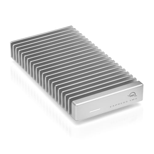 OWC Express 1M2 40Gb/s Portable NVMe SSD USB4 (Thunderbolt Compatible/USB-C) Ultra Fast External SSD Drive with Aluminum Heat Sink Enclosure