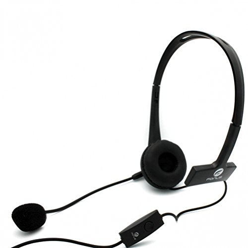 Universal Over-the-Head Hands-Free Mono Wired Headphone Headset for Net10, Straight Talk, Tracfone Samsung Galaxy S6, Edge, S5, S4, S3, Grand Prime