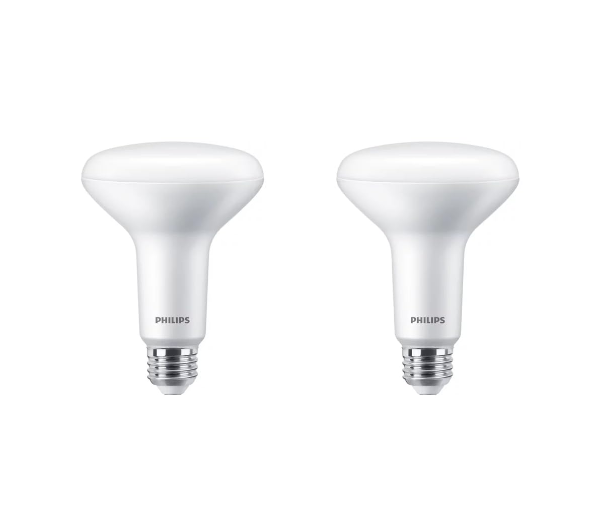 Philips 425306 8.5 Watt (65-watt) Br30 Indoor Daylight (5000k) LED Flood Light Bulb, Dimmable 2 Pack