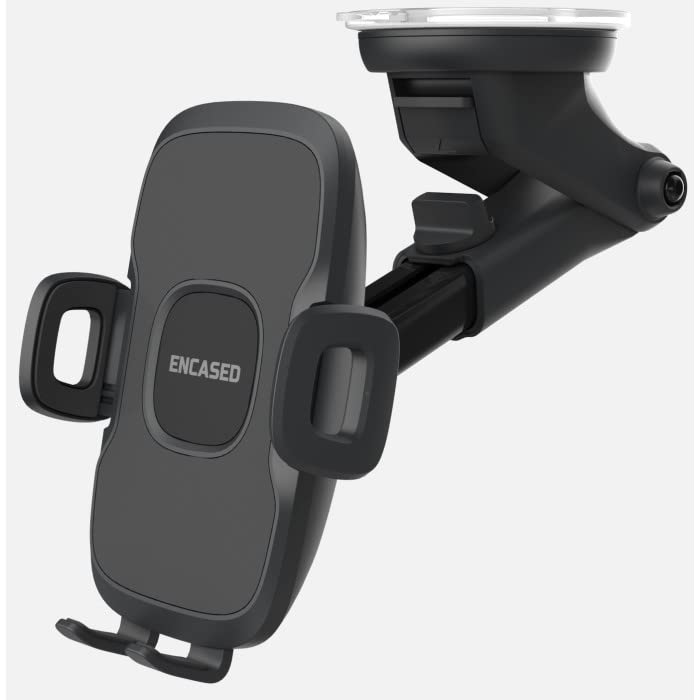 Encased Car Phone Mount, Works with Motorola Models (Moto G Power, G Stylus, Moto G Pure, G Play) Case Friendly Phone Holder for Car (Window, Dash
