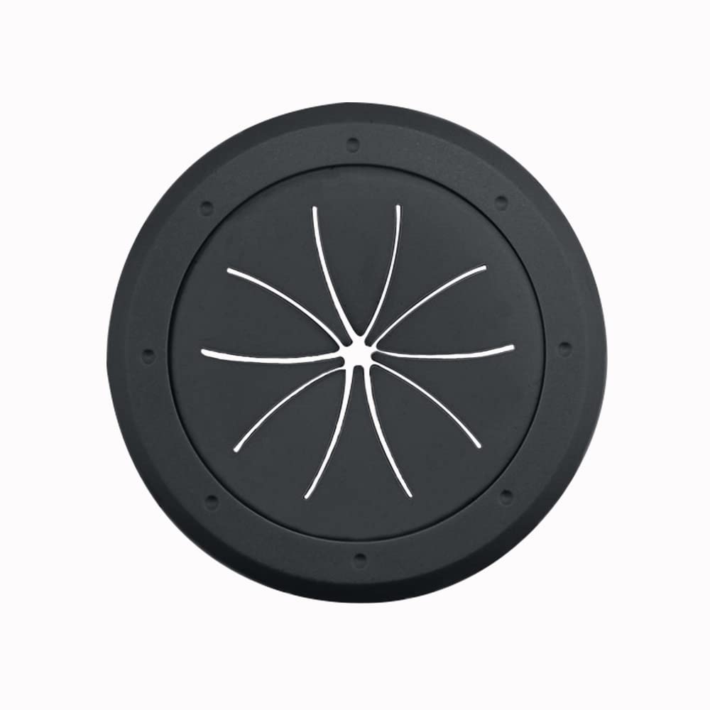 Construct Pro Speedy Spring-Lock Cable Pass Through Port, 2 inch Inner Diameter, Black CON6061SPZ