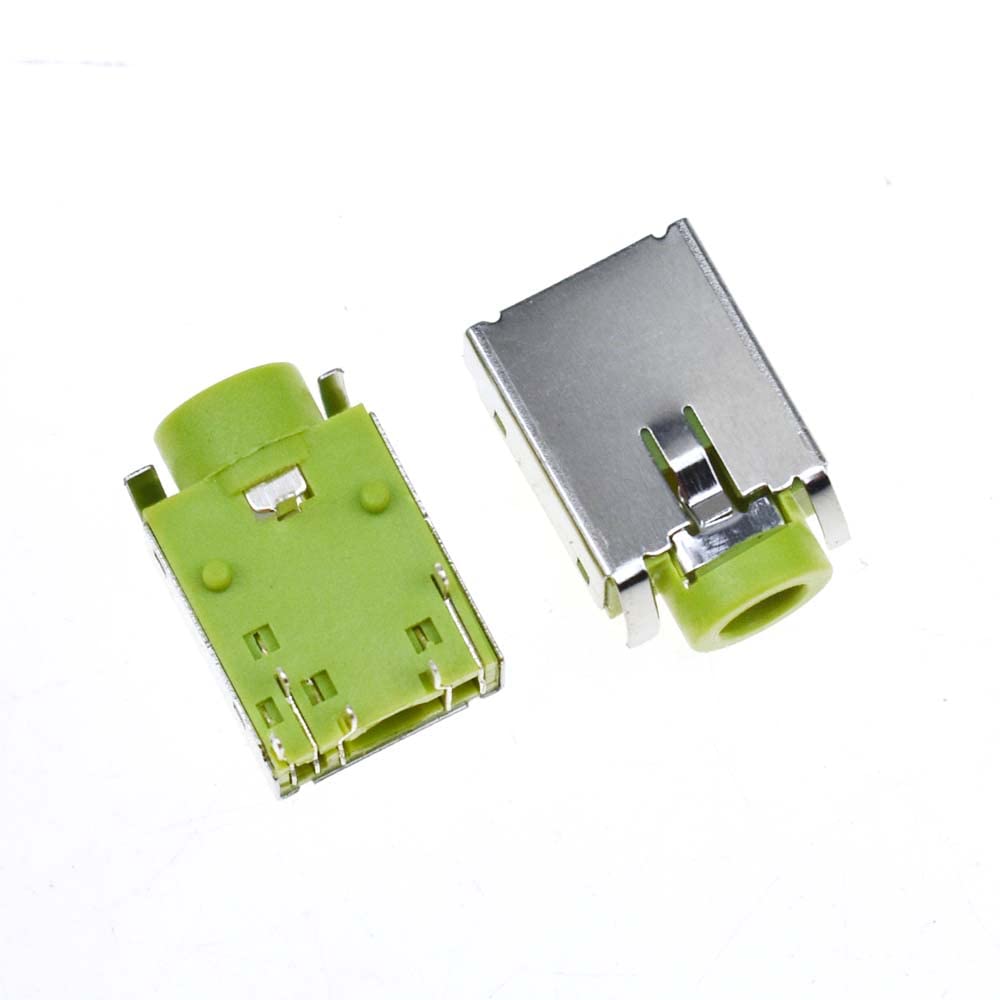 10pcs JACK 3.5 Earphone socket PJ-343 Dual track Audio 6P Normally closed