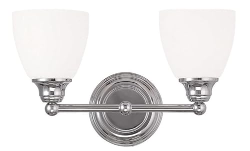 Livex Lighting 13662-05 Somerville 2-Light Bath Light, Chrome