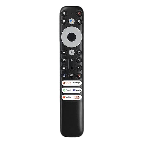 NTQinParts Replacement Voice TV Remote Control Controller for TCL 43S470G 43", 50S470G 43", 55S470G 43" S4 Class 4K UHD HDR LED Smart TV