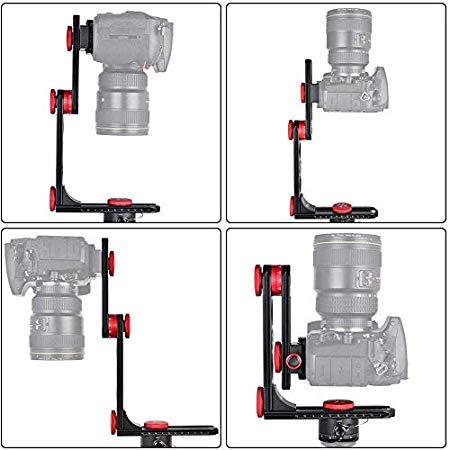 Andoer 720 Degree Panoramic Tripod Head with Arca-Swiss Ball Head Quick Release Plate Max. Load 10kg for Nikon Canon Sony DSLR Camera