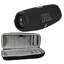 JBL Charge 5 - Portable Bluetooth Speaker with Exclusives Hardshell Travel Case with IP67 Waterproof and USB Charge Out (Black), Charge 5 with Case