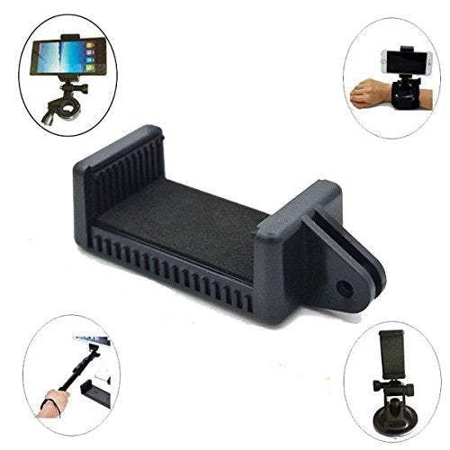 Octo Mount | Universal Smartphone Holder w/GoPro Style Mount Attachment, Tripod Adapter & Screw Adapter for Any Phone. Connect Your Smartphone to Any