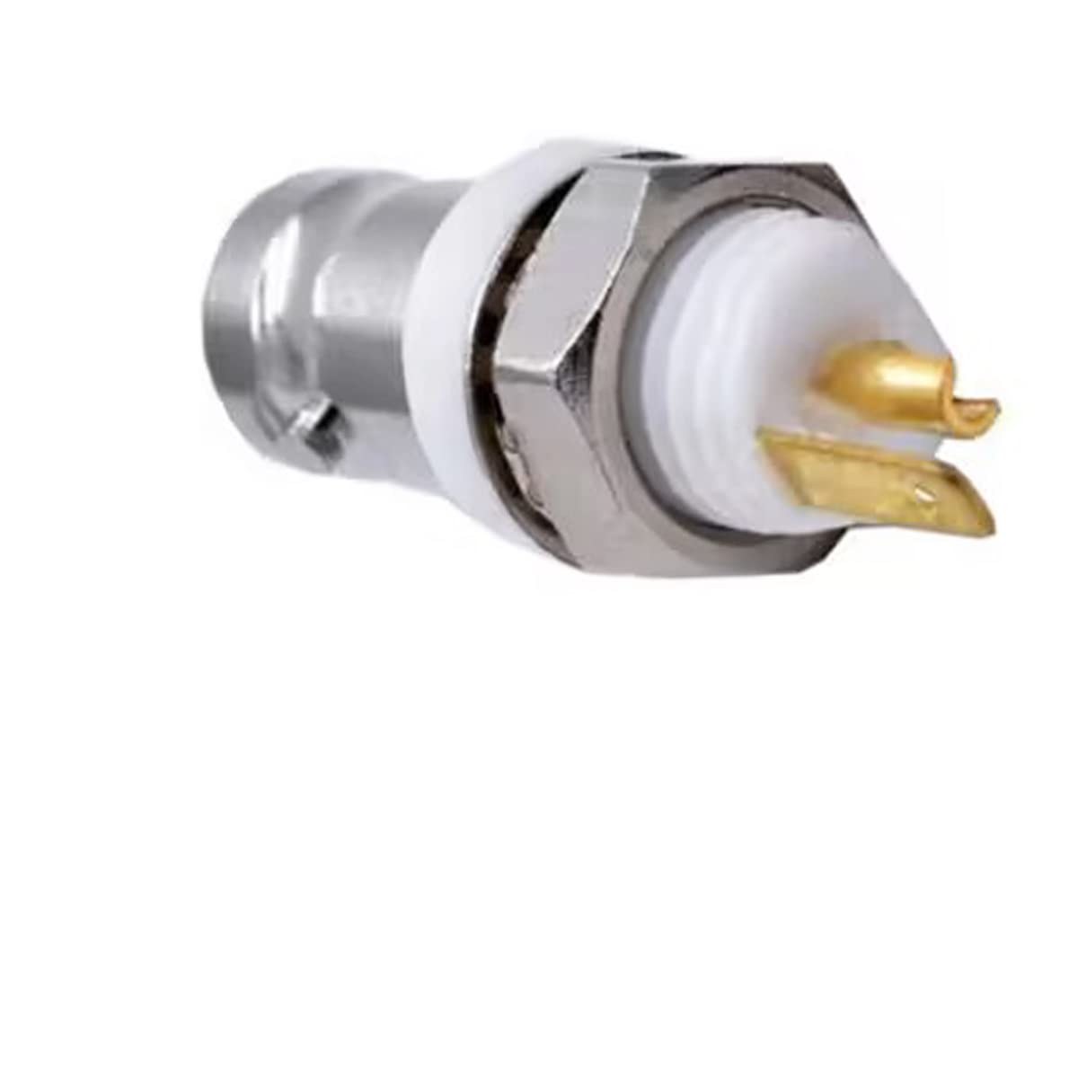 BNC Female Jack Bulkhead Solder Panel Mount Insulated Coax Rf Connector, Pack of 8