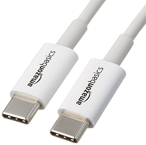 Amazon Basics USB-C to USB-C Fast Charger Cable, 480Mbps Speed, USB-IF Certified, for Fast Charging Apple iPhone 16/15, iPad, MacBook, Samsung Galaxy