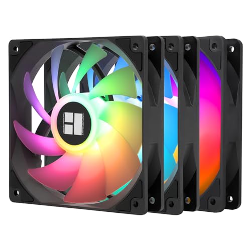 Thermalright TL-C12C-S X3 CPU Fan,120mm 4pin PWM Silent Computer Case Cooler Fan, with S-FDB Bearing Included, up to 1550RPM PC Cooling,ARGB?3