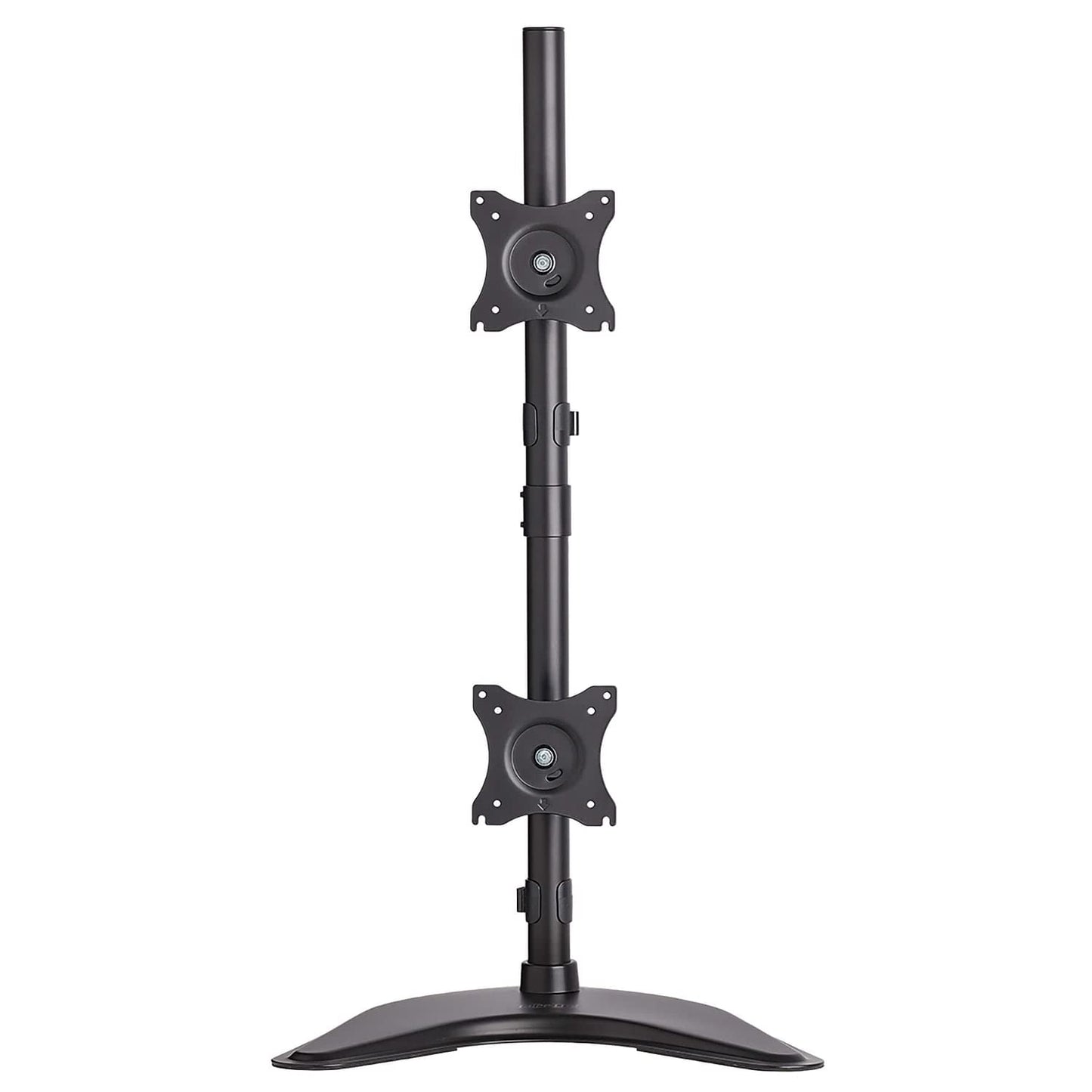Tripp Lite Dual Monitor Mount Stand/Clamp, Vertical, Swivel & Tilt, 15-27 Inch, Flat Screen Display, Desktop Mount, Black (DDR1527SDC)