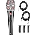 Briskdrop sE Electronics V7 Switch Supercardioid Dynamic Handheld Microphone - Bundle with 2 XLR Cables and 10 Cable Ties