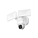 eufy Floodlight Camera E30, Security Camera Outdoor, 360° Pan and Tilt, AI Detection and Tracking, 2K Video, 2.4GHz Wi-Fi, 2,000 Lumens, Custom Voice