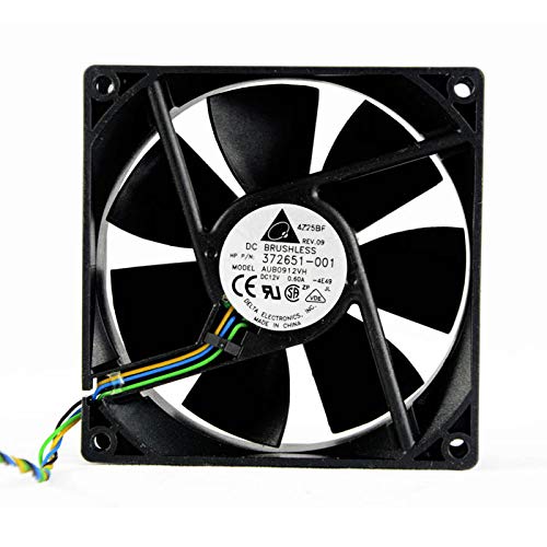 AUB0912VH Delta 12V 90mm Fan, 12V 0.60A 9025 4-pin Cooling Fan
