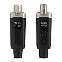 AirSync - Wireless XLR Transmitter and Receiver, UHF Wireless Microphone System for 150ft Range, Rechargeable Wireless Microphone Adapter for Dynamic