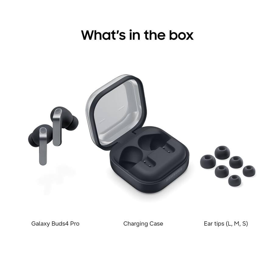 Samsung Galaxy Buds 4 Pro (2026) AI True Wireless Bluetooth Earbuds, Hi-Res Audio, 2-Way Speaker, ANC 2.0, Optimized Comfort, IP57, Live Translation