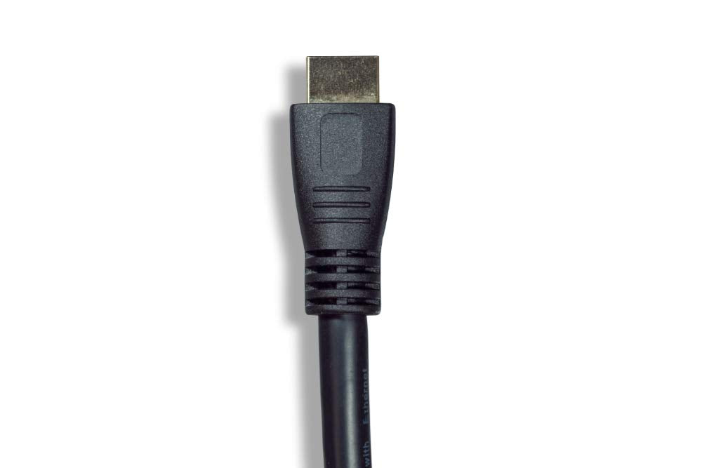 Cablelera HDMI with Ethernet, Male/Male, 50' CL2, 26AWG, Black Color (ZC5597MM-50)