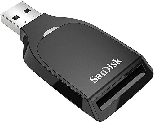 SanDisk Memory Card Reader (2 Pack) SD UHS-I Card Reader for SD/SDHC/SDXC Cards with USB 3.0 for Computers and Laptops (SDDR-C531-GNANN) Bundle