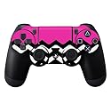 MightySkins Skin Compatible with Sony PS4 Controller - Hot Pink Chevron | Protective, Durable, and Unique Vinyl Decal wrap Cover | Easy to Apply