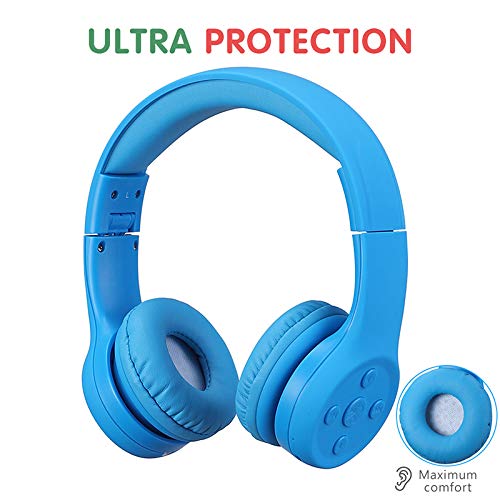 YUSONIC Headphones for Toddlers Bluetooth, Wireless Headphone for Toddler Baby Kids with Sharing Port, Kids Headphones with Mic for Boys Girls Travel…