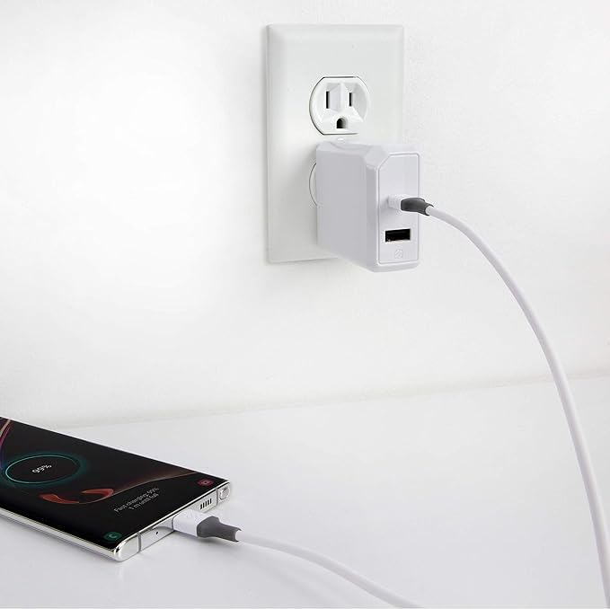 Scosche i34WG-SP Strikeline USB-A to MFI Certified Sync Charging Cable for Lightning Devices, 4 Feet, White/Gray