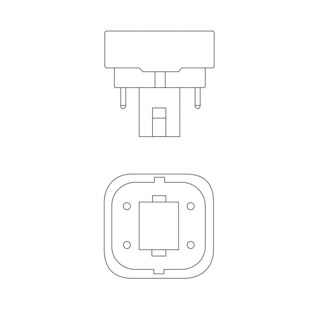Ushio 3000246 - CF13DE/835 - 13 Watt - 4 Pin G24q-1 Base - 3500K - CFL