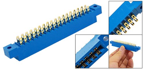 uxcell 18Px2 36Pin 3.96mm Pitch Card Edge Connector PCB Slot Socket