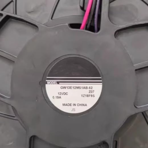 GW13E12MS1AB-52 DC 12V 0.19A 3-Wire Cooling Fan