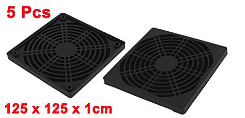 uxcell 120mm Computer PC Dustproof Cooler Fan Cover Dust Filter Mesh 5pcs