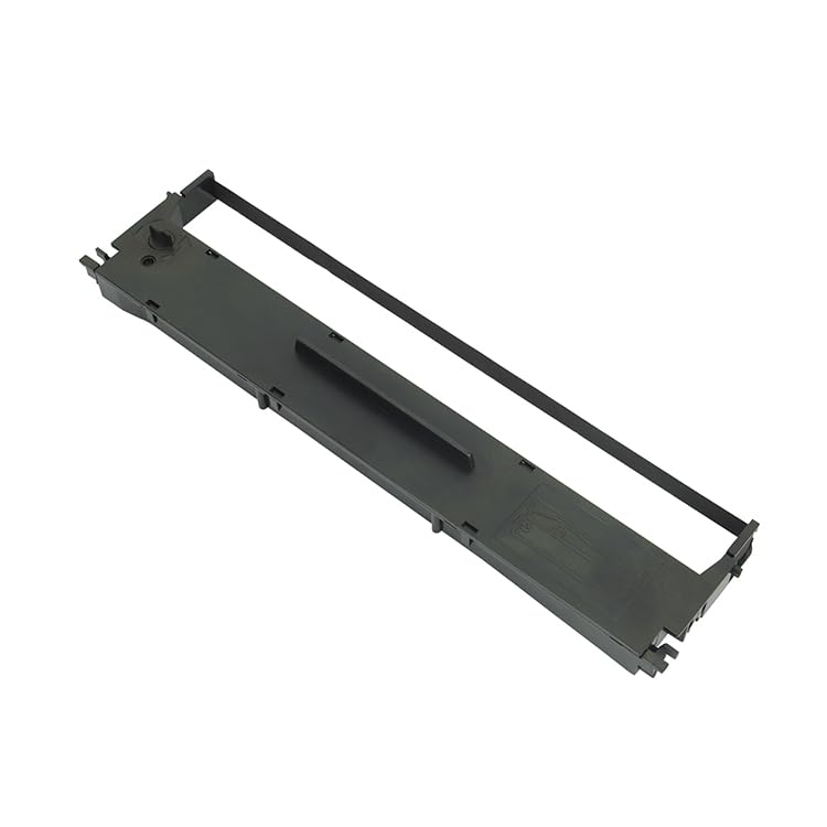 BIGGER Compatible Printer Ribbon Replacement for Epson S015631 LX-350 LX350 Black Fabric Ribbon, Used for Epson LX-350, LX-300+II, LX-300+ Printer, 6