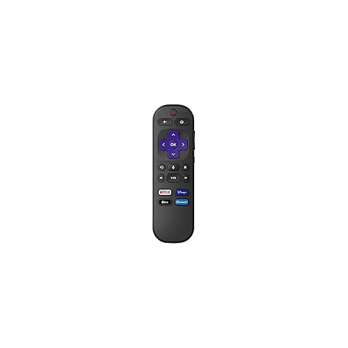 Roku Voice Remote with TV Controls for Roku TV (RCA1R) (Renewed)