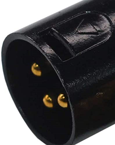 KK CV-C 3pin XLR Male to RCA Female Adapter, XLR to RCA Converter Gender Changer Audio Coupler Connector. CV-C (2 PACK)
