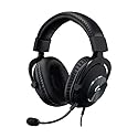 Logitech G Pro X Wired Gaming Headset: Blue VO!CE Detachable Boom Mic, DTS 7.1, 50 mm Drivers, USB/3.5mm Aux, Spare Memory Foam Ear Pads, USB DAC