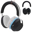WC ShellZ XM5 - Protective Headphone Exterior Shell & Headband Covers for Sony WH1000XM5 Made by Wicked Cushions | Made with Premium Silicone | Black