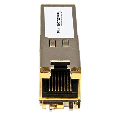 StarTech.com Brocade E1MG-TX Compatible SFP Module - 1000BASE-T - SFP to RJ45 Cat6/Cat5e - 1GE Gigabit Ethernet SFP - RJ-45 100m - (E1MG-TX-ST)