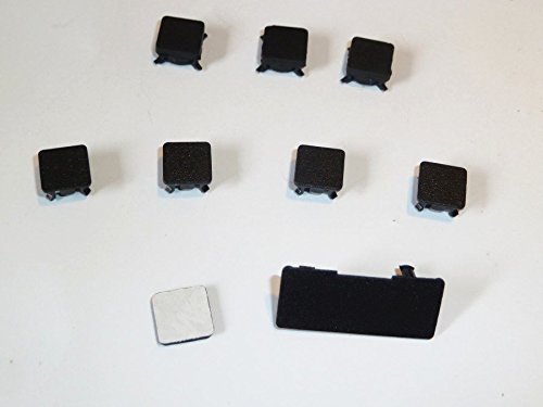 Gametown Rubber Feet Kit Cover Set for PS3 Slim Console 2000 3000 CECH-20XX CECH-30XX Series (Note: Not fit PS3 Slim CECH-40XX)