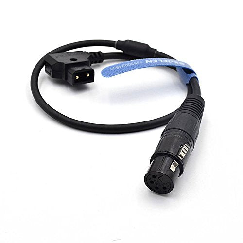 SZJELEN D-tap to XLR Female 4pin Cable for Camera Monitor XLR to Dtap (Straight Cable)