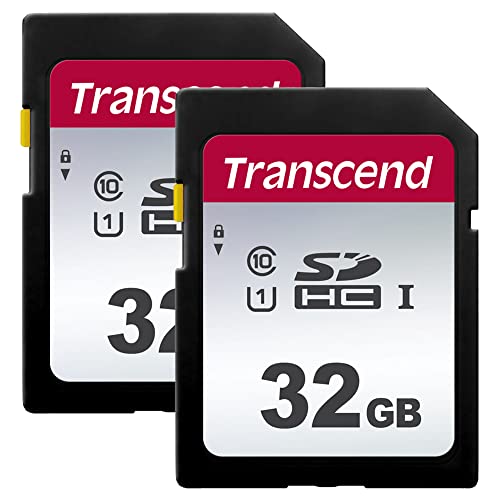 Transcend Digital Camera 32 GB Memory Card, Compatible with Canon PowerShot ELPH 180 Digital Camera Memory Card 2 x 32GB Secure Digital High Capacity