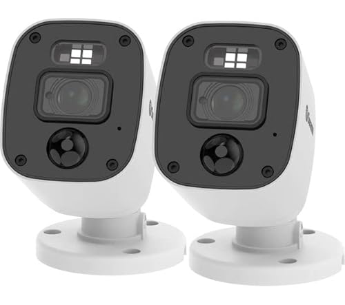 Swann SwannForce 1080p Full HD DVR Audio/Video Add-On Security Camera - PRO-1080MQB 2 Pack with Mic
