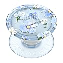 PopSockets Adhesive Phone Grip, Holder, Phone Stand, Plants - Translucent Blue Fields