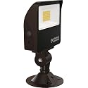 Lithonia Lighting All-in-One LED Flood Light, Waterproof LED Outdoor Light Fixture with Adjustable Color Temperature, Knuckle Mount Dusk to Dawn