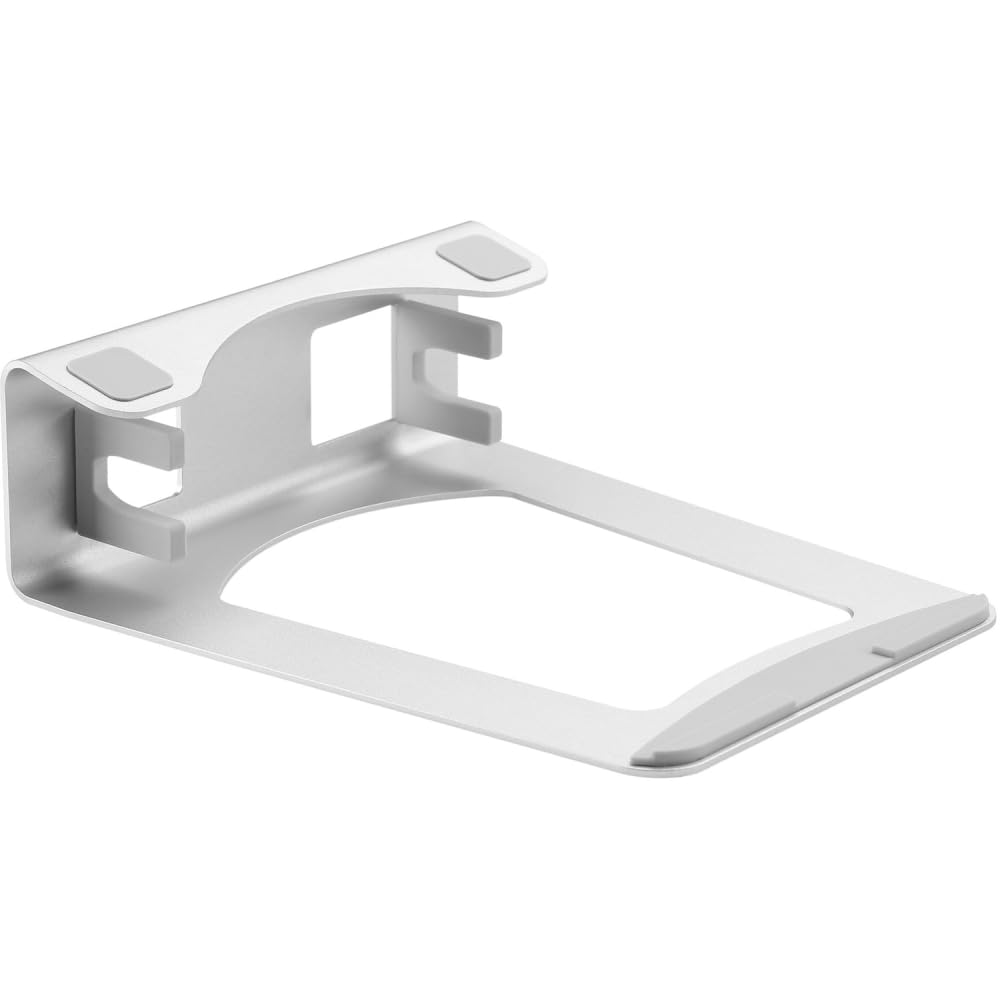 StarTech Laptop Stand, Aluminum, Silver, Angled Notebook Holder