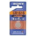 Sony CR1616 Lithium Coin Battery (1 Battery)