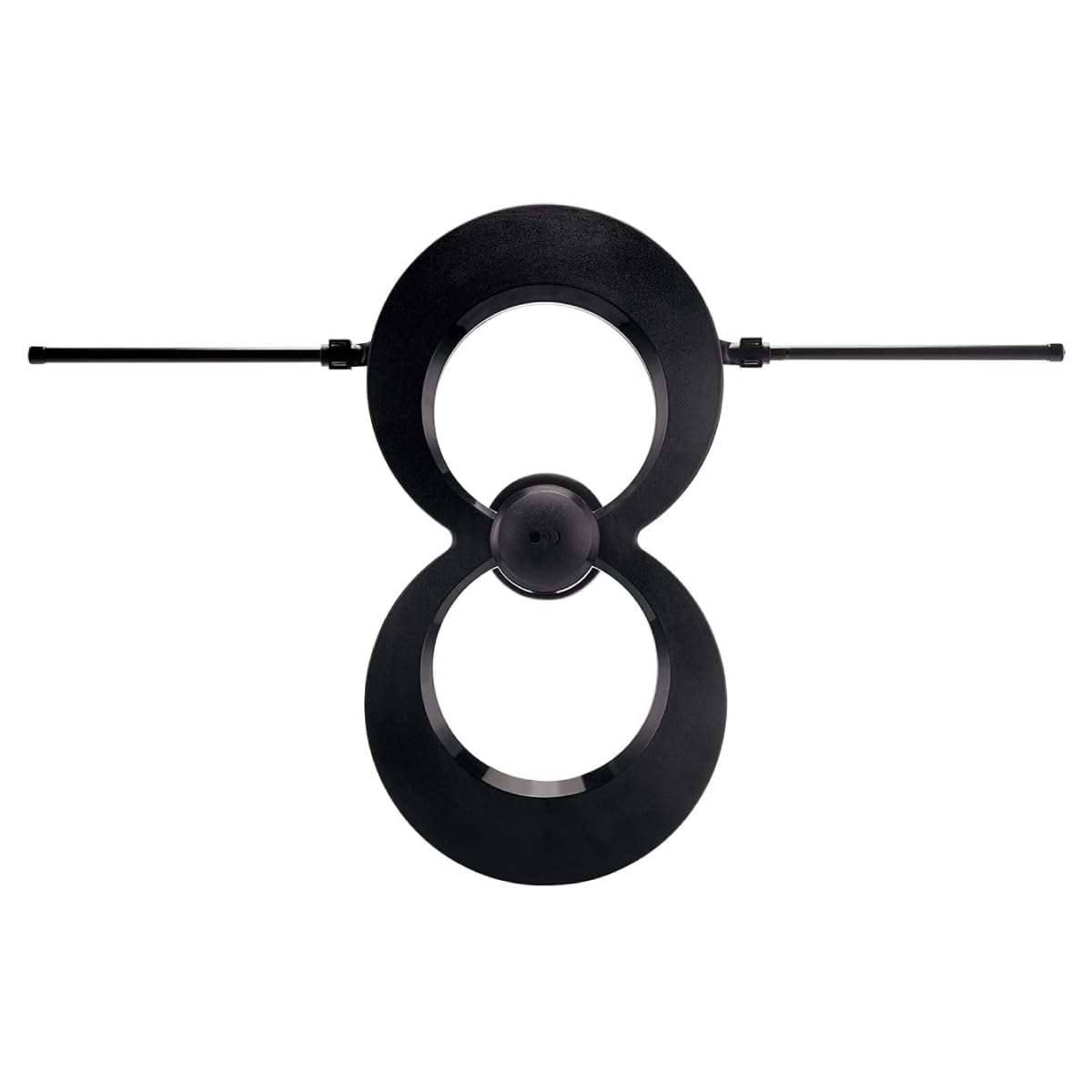 Antennas Direct ClearStream MAX-V Indoor Outdoor TV Antenna, UHF VHF Multi-Directional, 60+ Mile Range, 4K 8K UHD, NEXTGEN TV - w/Wall Bracket(Black)
