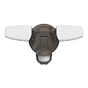 HALO Outdoor LED Flood & Security Light - Motion Activated Dusk to Dawn 1420 Lumens Bronze