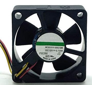 MC35101V1-000U-G99 35X35X10MM 12V 0.72W 3-Wire Cooling Fan