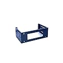RAISING ELECTRONICS 4U Wall Mount Open Frame 19inch Server Equipment Rack Threaded 12-18inch Depth Black (4U Adjust Depth)